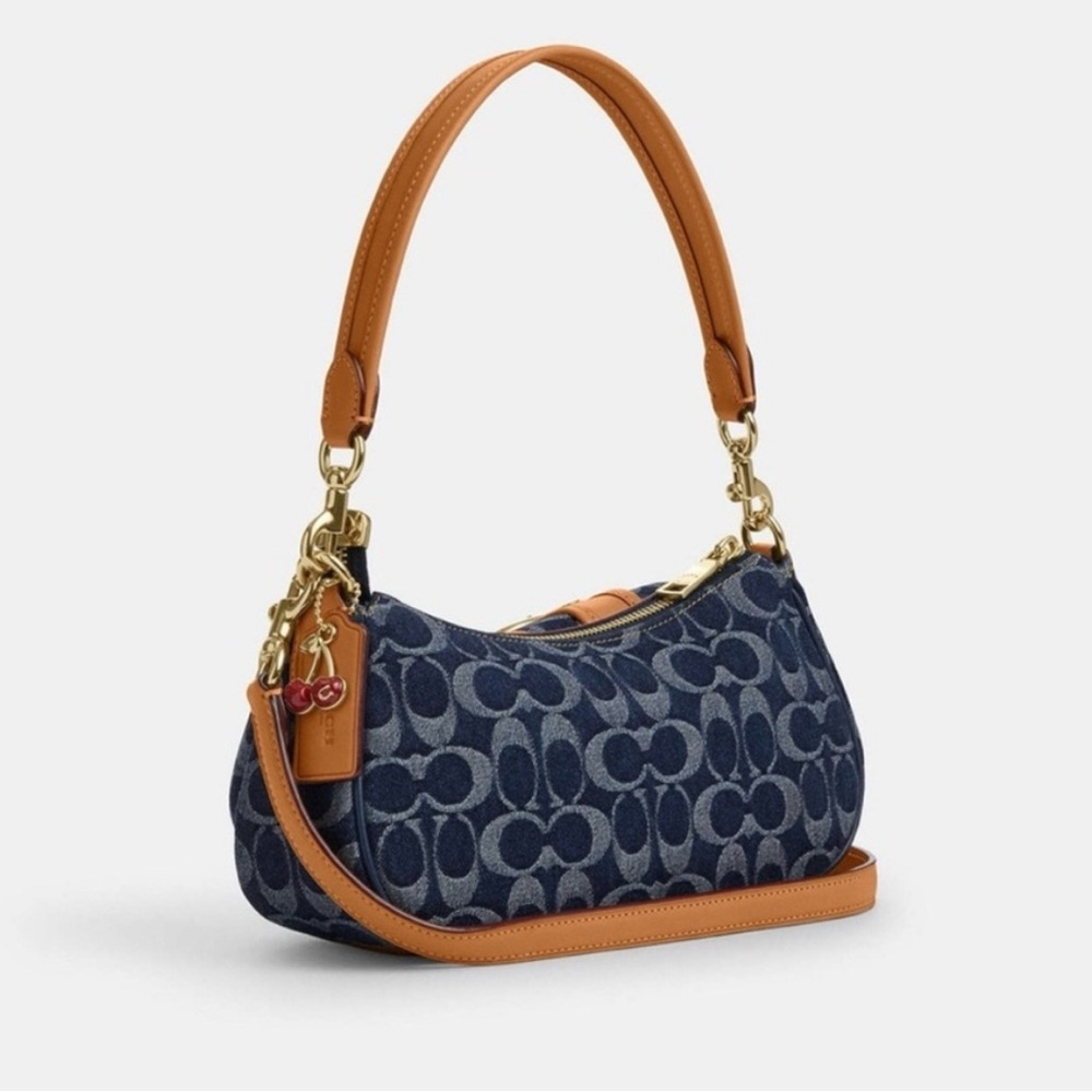 New Coach Ashton Bag In Signature Denim - Picture 8 of 9